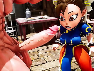 ChunLi involving beamy fight(street hoodlum