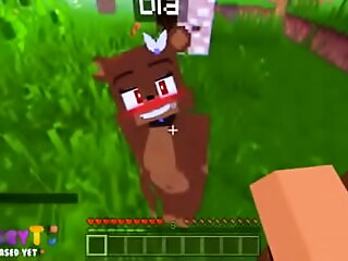 G quadrado mamando o steve do minecraft